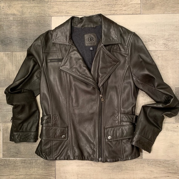 Banana Republic Jackets & Blazers - Banana Republic Leather Moto Jacket